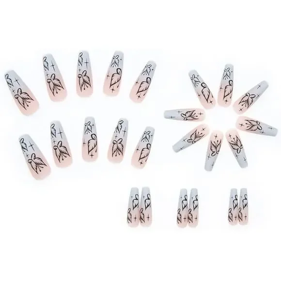 24pcs Luxury Press-on nails - Picture 8 of 13